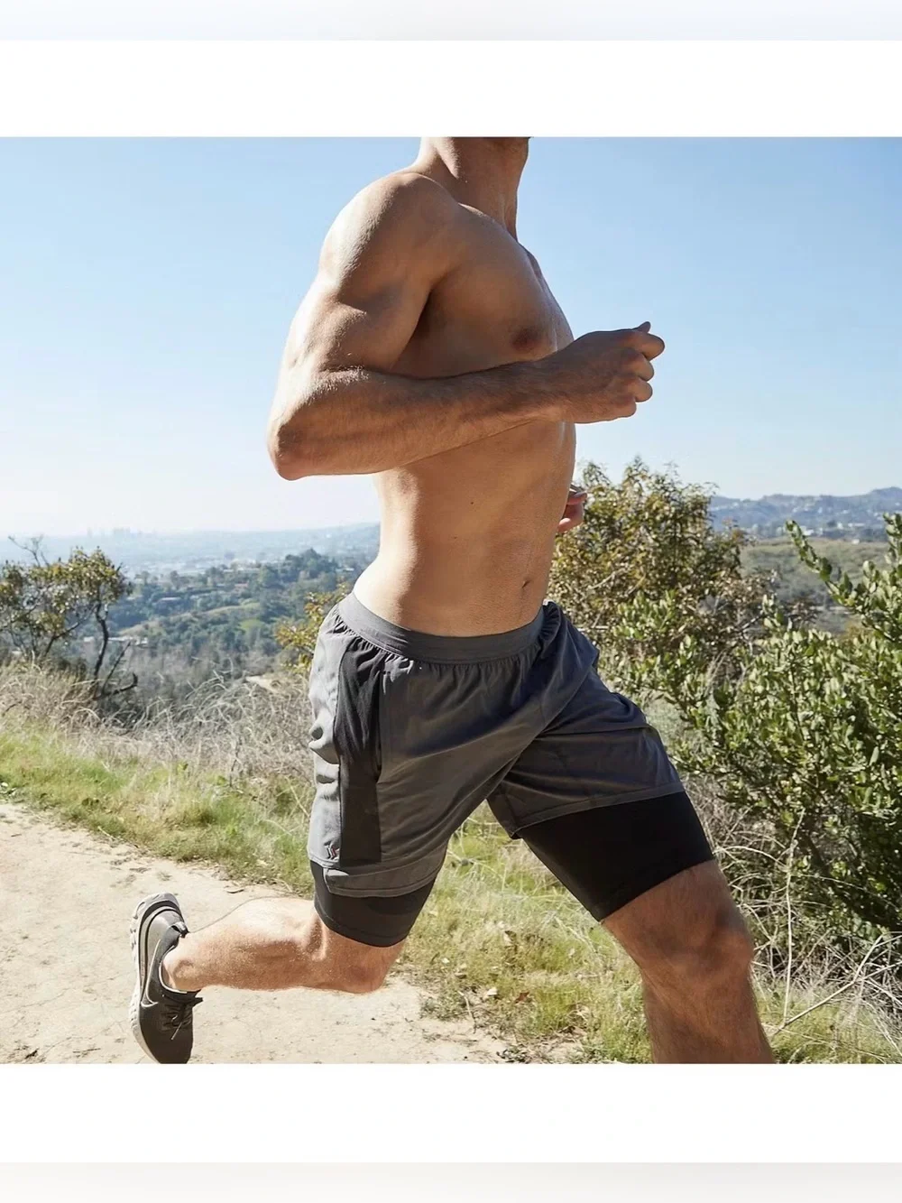 Fourlaps The Command Short Men’s Running Workout Athletic , size Large